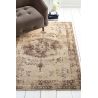 Tapis vintage viscose rayé intérieur Amir