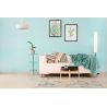 Tapis viscose floral moderne rectangle Ellipse