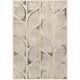 Tapis viscose floral moderne rectangle Ellipse