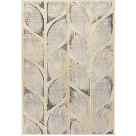 Tapis viscose floral moderne rectangle Ellipse
