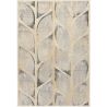 Tapis viscose floral moderne rectangle Ellipse
