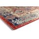 Tapis vintage rayé viscose poils ras Kashan