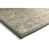 Tapis courtes mèches viscose vintage rayé Choby