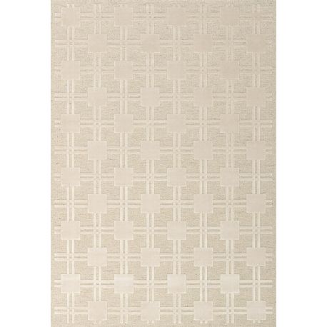 Tapis viscose et laine design graphique Costa