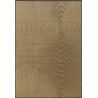 Tapis moderne laine et viscose courbe Native