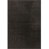 Tapis moderne laine et viscose courbe Native