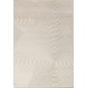 Tapis moderne laine et viscose courbe Native