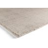 Tapis tissé main nylon recyclé uni moderne Linen