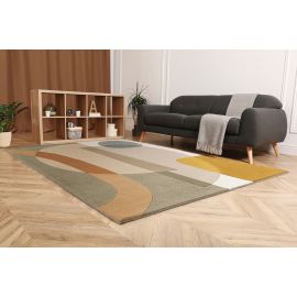 Tapis laine moderne tissé main abstrait Senza