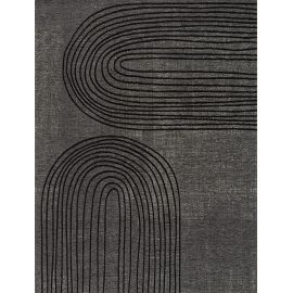 Tapis abstrait intérieur design rectangle Ily