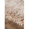 Tapis longues mèches laine naturel tufté design Jazz Lush