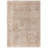 Tapis longues mèches laine naturel tufté design Jazz Lush