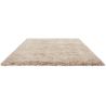 Tapis longues mèches laine naturel tufté design Jazz Lush