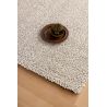 Tapis shaggy laine naturel moderne Origin Loop