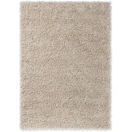 Tapis laine naturel hautes mèches moderne Ray