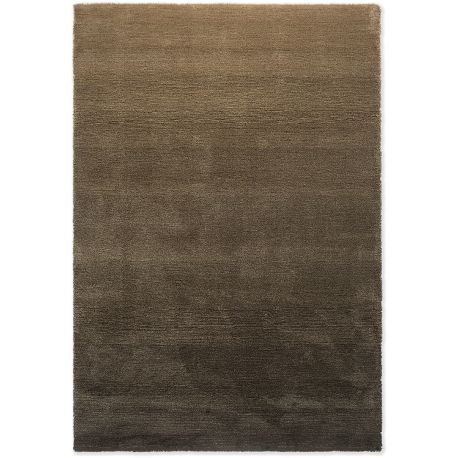 Tapis uni laine naturel courtes mèches design Shade Low