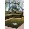 Tapis uni laine naturel courtes mèches design Shade Low