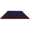 Tapis uni laine naturel longues mèches design Shad High