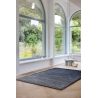 Tapis uni laine naturel longues mèches design Shad High