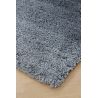 Tapis uni laine naturel longues mèches design Shad High