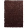 Tapis uni laine naturel longues mèches design Shad High