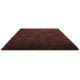 Tapis uni laine naturel longues mèches design Shad High