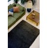 Tapis uni laine naturel longues mèches design Shad High