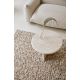 Tapis tissé main laine et lin plat moderne Pebble