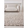 Tapis tissé main laine et lin plat moderne Pebble