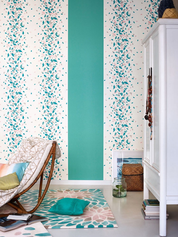 Tapis moderne à motifs fleuris Lotus Esprit Home