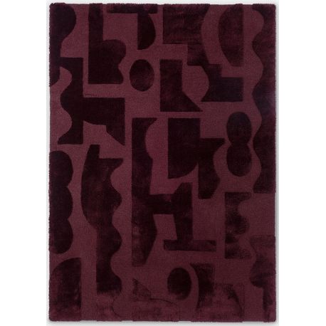 Tapis design laine effet 3D abstrait rectangle Mural Modest