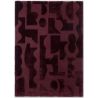 Tapis design laine effet 3D abstrait rectangle Mural Modest