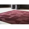 Tapis design laine effet 3D abstrait rectangle Mural Modest