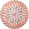 Tapis rond floral Lotus Flower Esprit Home