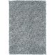 Tapis laine naturel feutré longues mèches design Rocks