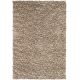 Tapis laine naturel feutré longues mèches design Rocks