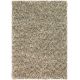 Tapis laine naturel feutré longues mèches design Rocks