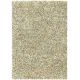 Tapis laine naturel feutré longues mèches design Rocks