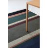 Tapis laine naturel graphique plat design Artisan Stack