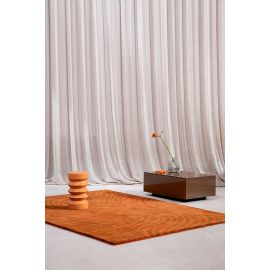 Tapis laine tufté main courbe moderne Decor Groove