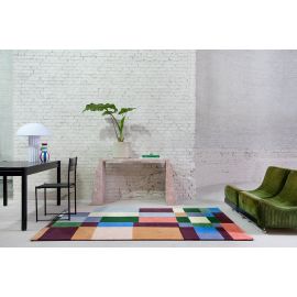 Tapis tufté main graphique laine moderne Decor Beat