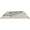 Tapis moderne tufté main laine courbe Decor Flow