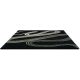 Tapis moderne tufté main laine courbe Decor Flow