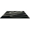 Tapis moderne tufté main laine courbe Decor Flow