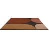 Tapis abstrait laine tufté main design Decor Plateau