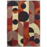 Tapis laine moderne tufté main graphique Decor Cosmo