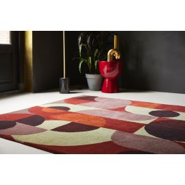 Tapis laine moderne tufté main graphique Decor Cosmo