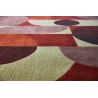 Tapis laine moderne tufté main graphique Decor Cosmo