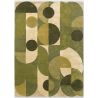 Tapis laine moderne tufté main graphique Decor Cosmo