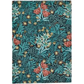 Tapis laine floral moderne tufté main Bower